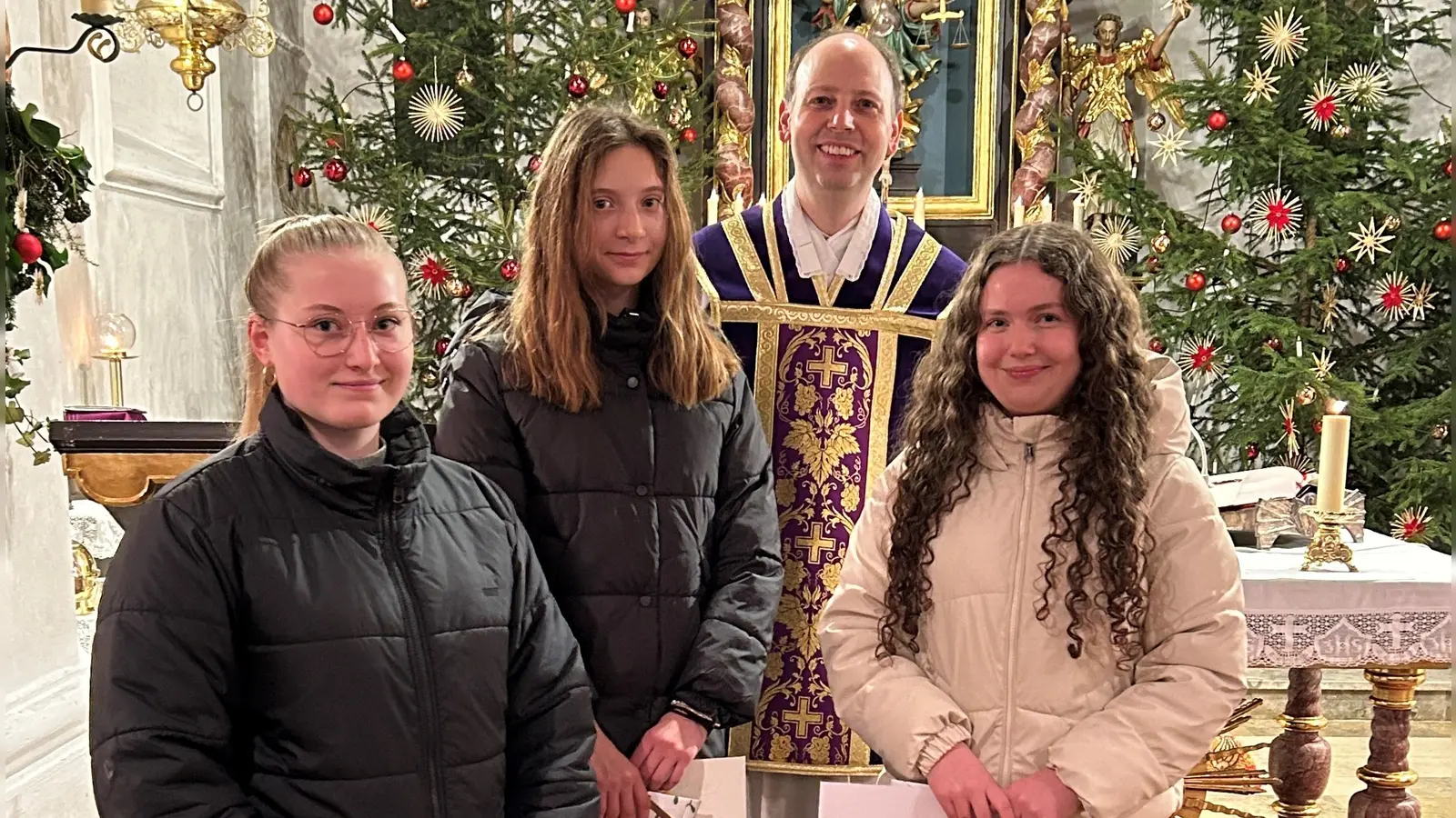 Verabschiedung der Ministranten. (Bild: Antje Madl)