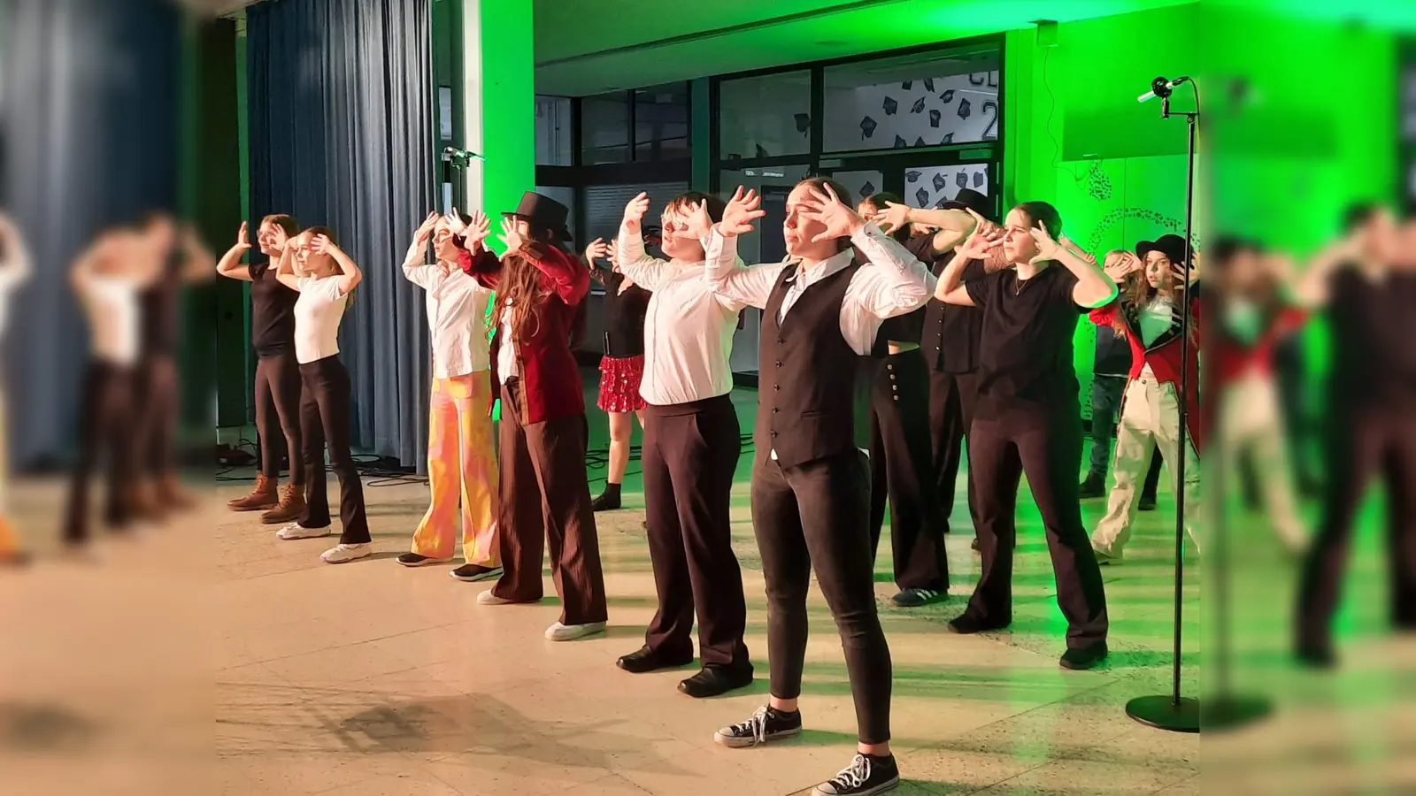 Die Jugendlichen zeigten immer wieder großartige Choreographien. (Bild: Andrea Konrad)