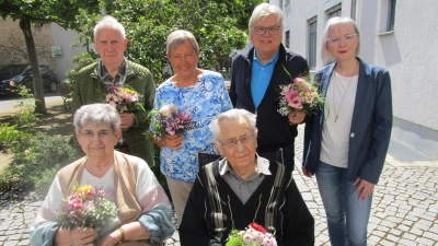 Der neue Heimbeirat des Caritas-Marienheims mit Einrichtungsleitung Silvia-Völkl Renner (rechts im Bild). (Bild: Daniela Donhauser)