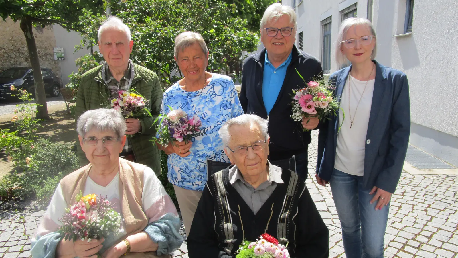 Der neue Heimbeirat des Caritas-Marienheims mit Einrichtungsleitung Silvia-Völkl Renner (rechts im Bild). (Bild: Daniela Donhauser)