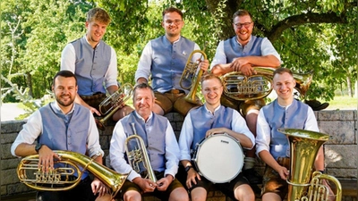 Böhmische Blasmusik in Marktredwitz. (Bild: Jonas Bäumler)