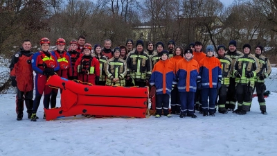 Die Teilnehmer der Übung. (Bild: Korbinian Kurz)
