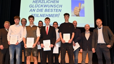 Die besten Auszubildenden der Gesellenprüfung Anlagenmechaniker SHK (Bild: Luca Kraus)