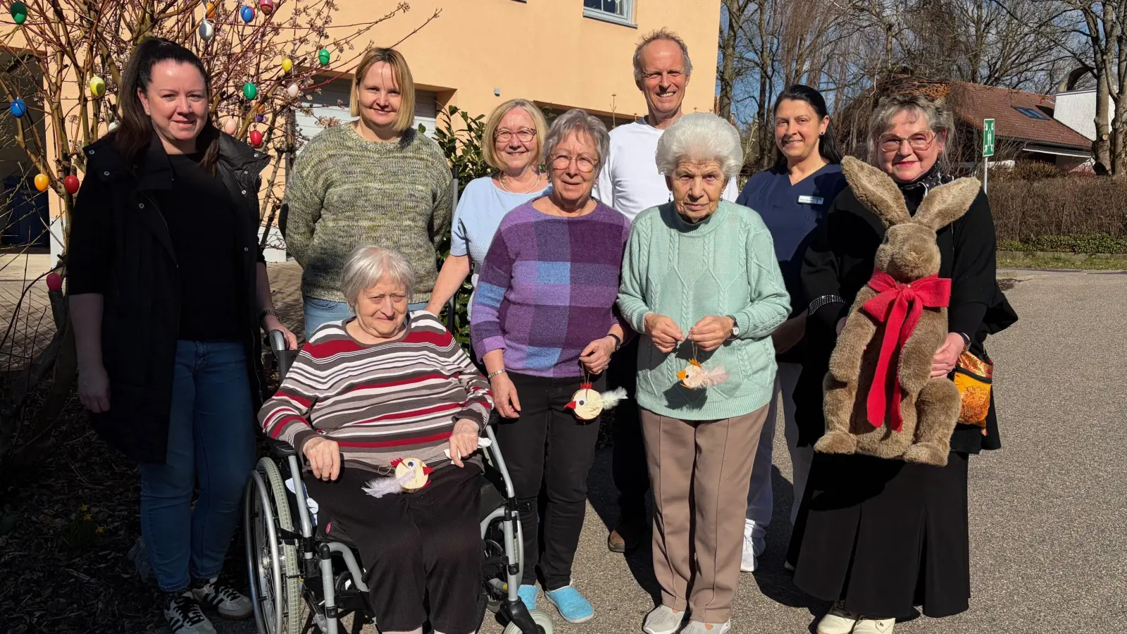 Osterbesuch der Frauen-Union in der Pflegeeinrichtung „Am Reiserwinkel” (Bild: Thomas Heining)