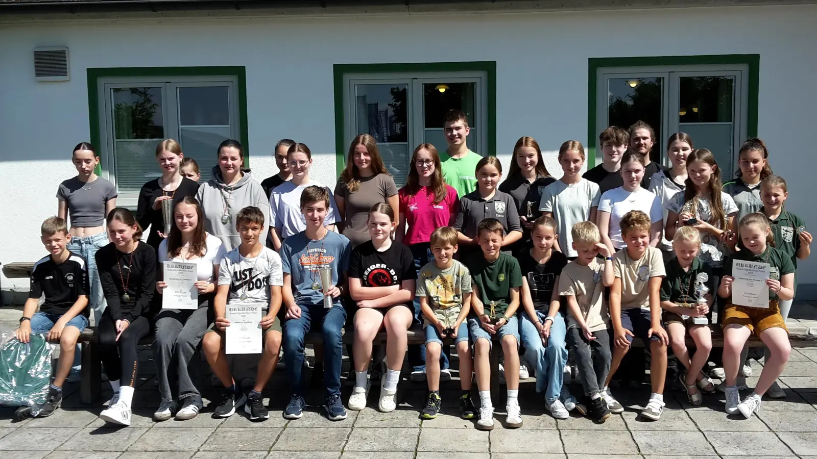 Die Nachwuchschützen des Schützengau Nabburg zeigten eine Top Leistung im Finalschießen. (Bild: Andreas Wilhelm)