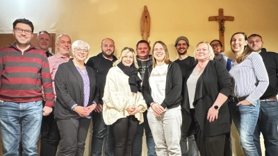 Das Bild zeigt die zur Jahreshauptversammlung erschienenen Aktiven.  (Bild: Florian Danninger )