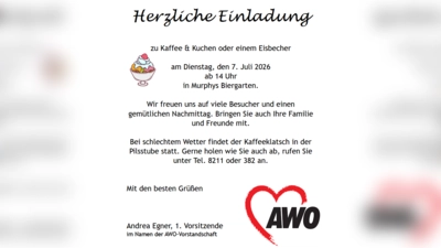 Einladung Eisessen. (Bild: Pamela Wünsche)