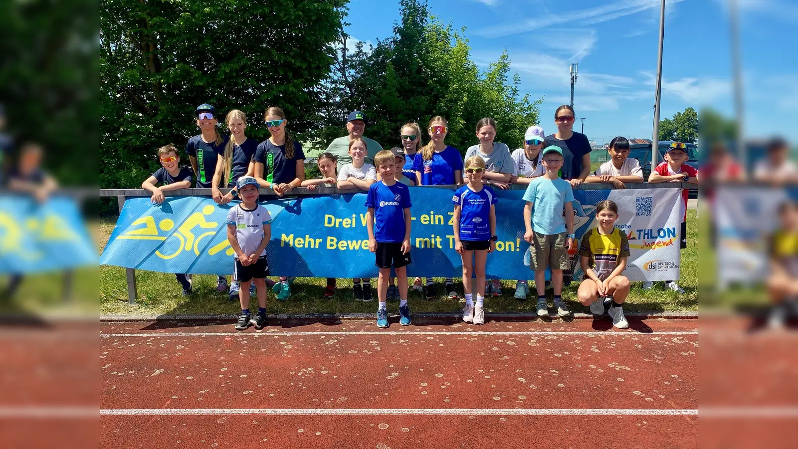 Die jungen Nachwuchssportler – bestens auf den Piratentriathlon vorbereitet (Bild: Alexander Hempel)