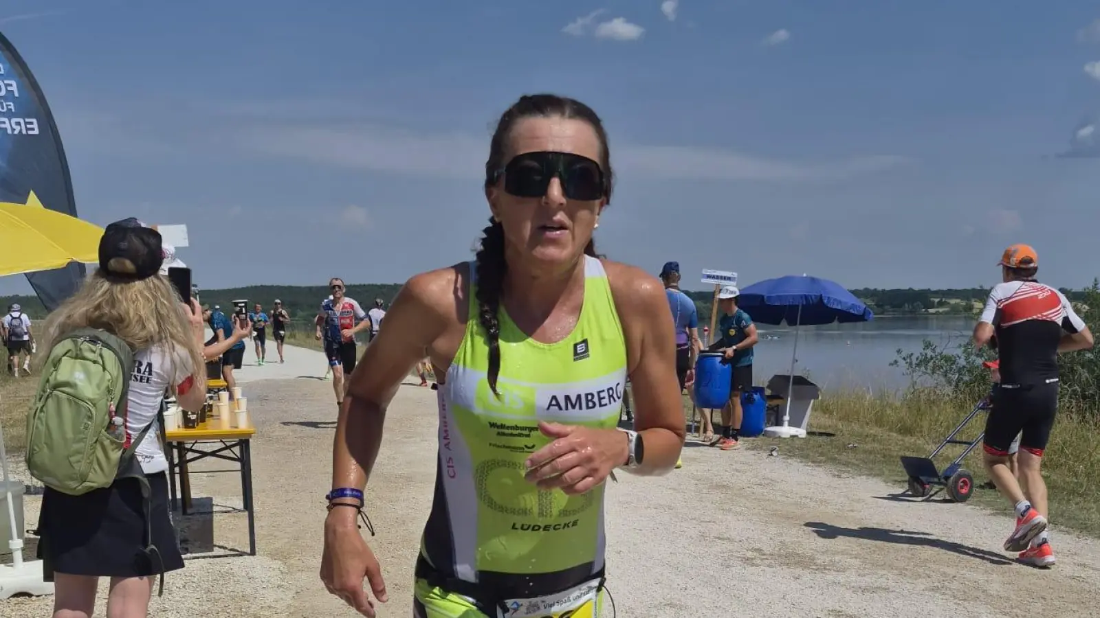 Kerstin Hagerer auf der Laufstrecke (Bild: Gabi Keck)