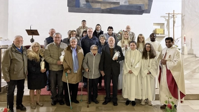 Feiertag für Ehejubilare und ChorDiSono in Herz Jesu (Bild: Pater Johnn )