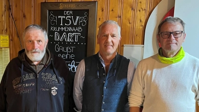 Von links: Josef Lindner, Vorsitzender Dr. Roland Renz, Thomas Kaiser. (Bild: Lothar Kaiser)
