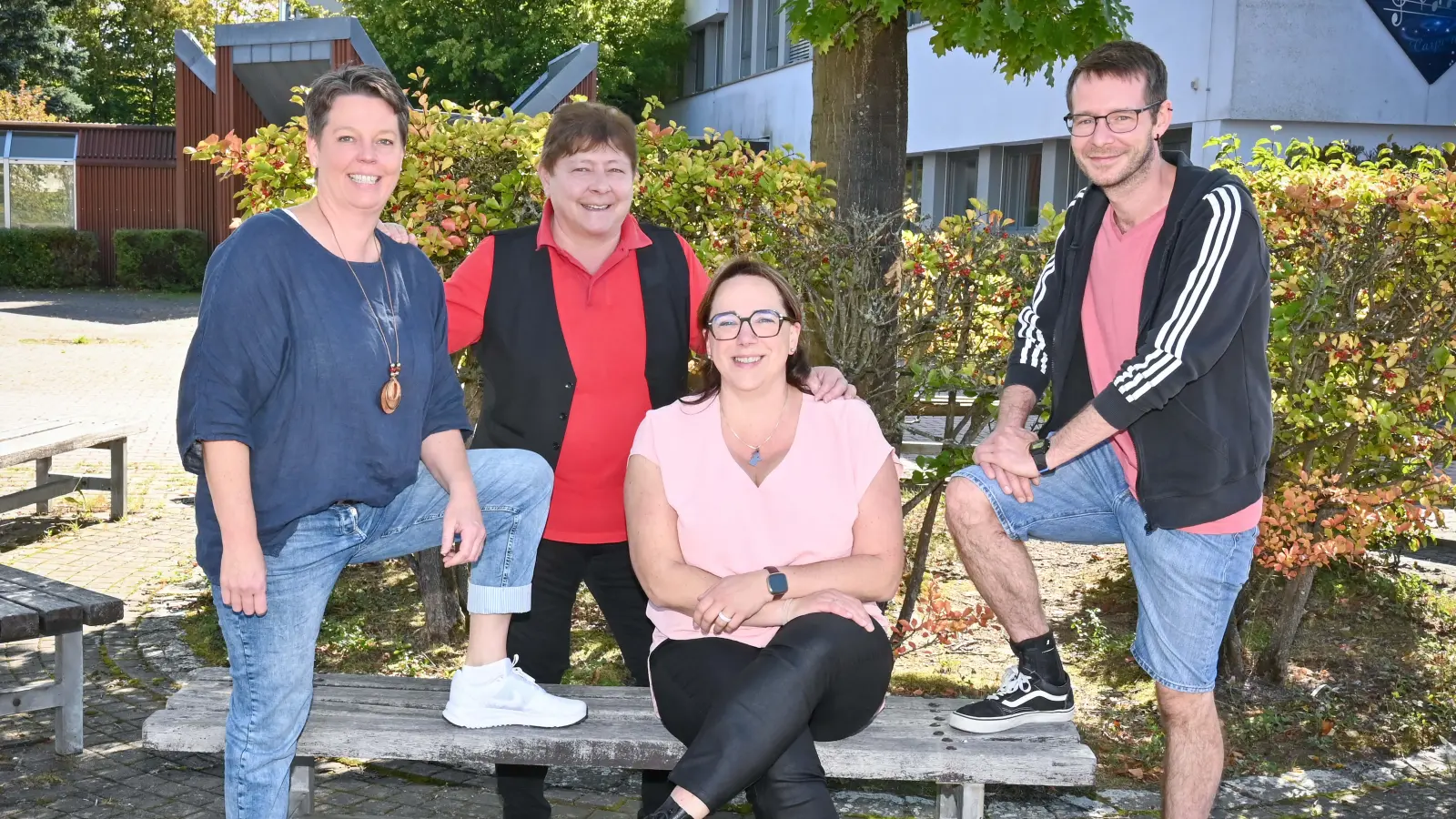 Tanja Zeus, Brigitte Pfennig, Sabine Rappl und Patrick Jacobi (Bild: Fotostudio Alexandra Bayer, Marktredwitz)