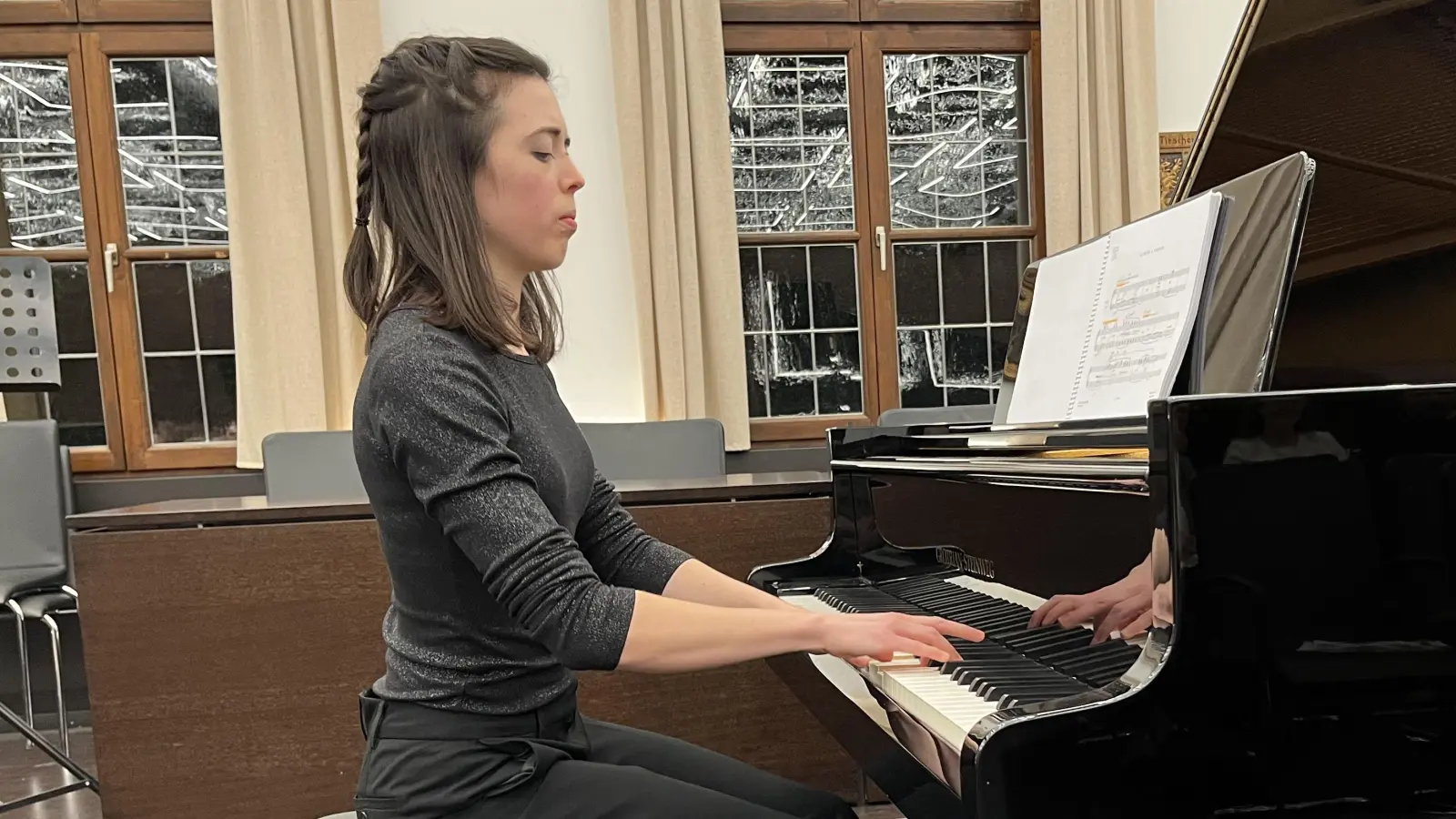 Laura Verdejo Romero am Flügel (Bild: Christiane Zeigler)