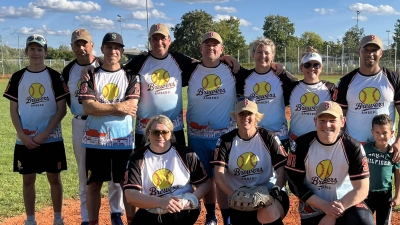 Toller Erfolg für den ESV Amberg: Die Slowpitch-Sofball-Mannschaft wurde<br>Meister der bayerischen Nordgruppe. <br><br> (Bild: Gerhard Doerfler)