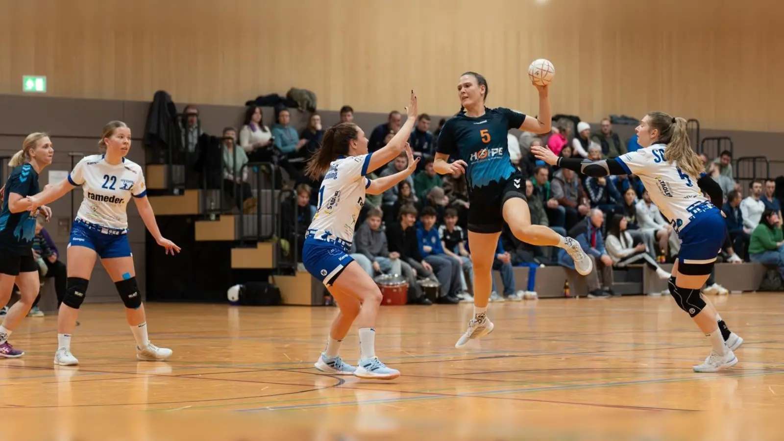 HSG-Spielerin Tamara Hauer in Aktion (Bild: Roland Hösl)