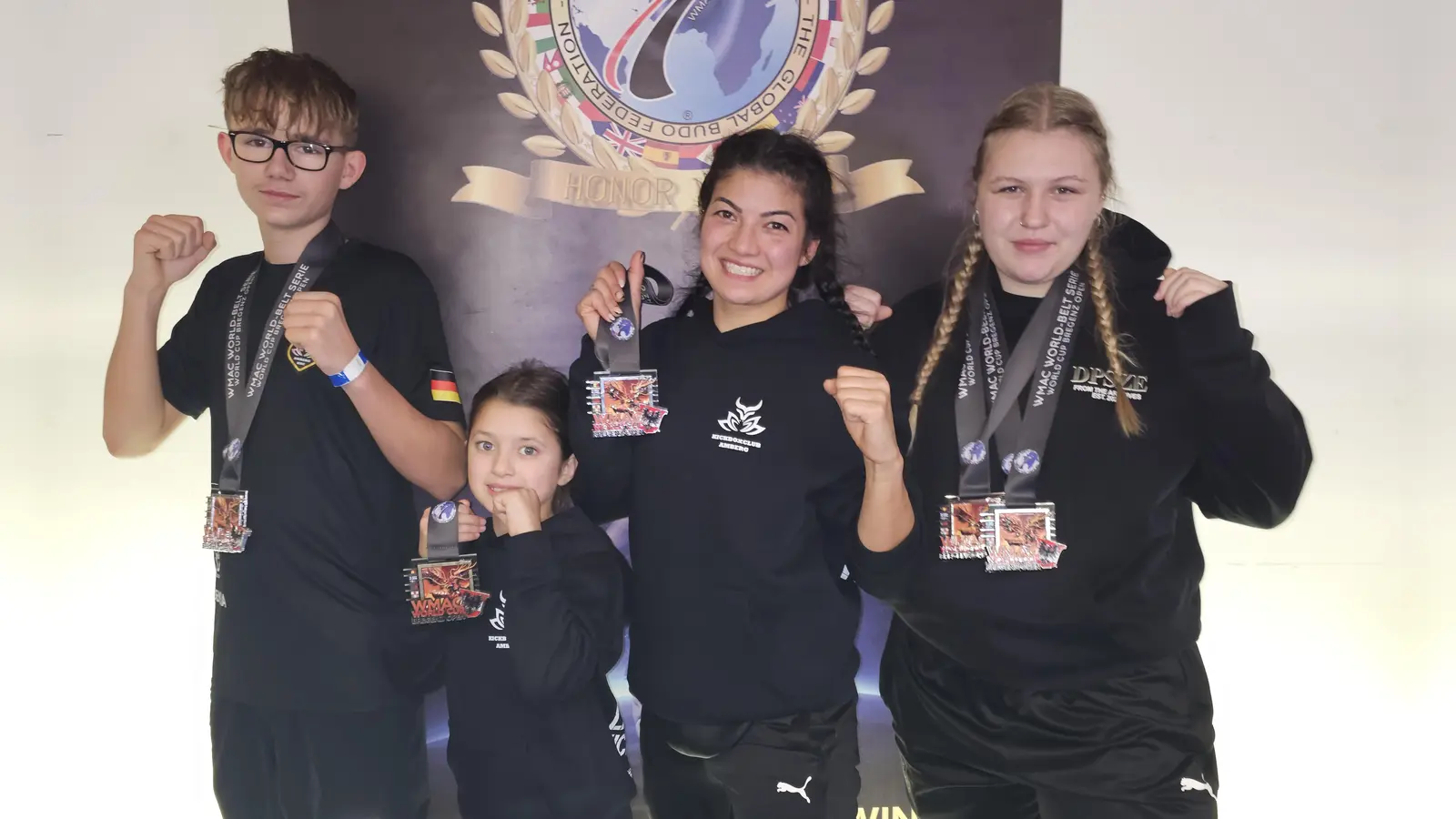 Max Fizia, Mila Wurster, Jenny Wurster, Laura Paßler. (Bild: Jenny Wurster)