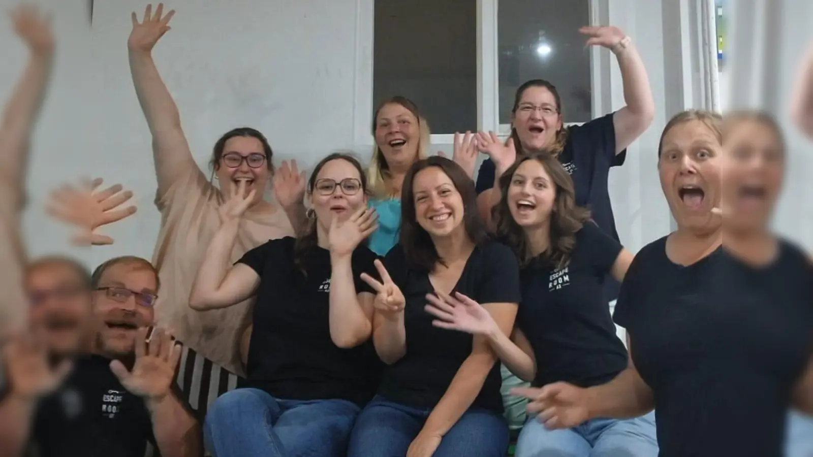 Das Foto zeigt das ehrenamtliche Team des Escape Rooms 26. (Bild: Florian Gebhardt)