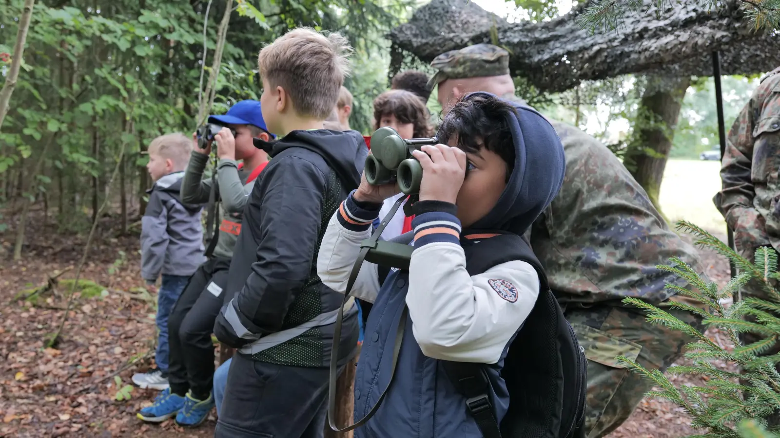 Ferienaktion der Bundeswehr. (Bild: Hauptmann Marc-Leon Hahne)