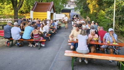 Gemütliche Stimmung beim Seefest (Bild: Michael Dineiger)