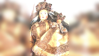 In der Anna-Kirche Mühlberg geht es bei einer musikalischen Kirchenführung um den Erhalt einer frühbarocken Madonna. (Bild: Rainer J. Christoph)
