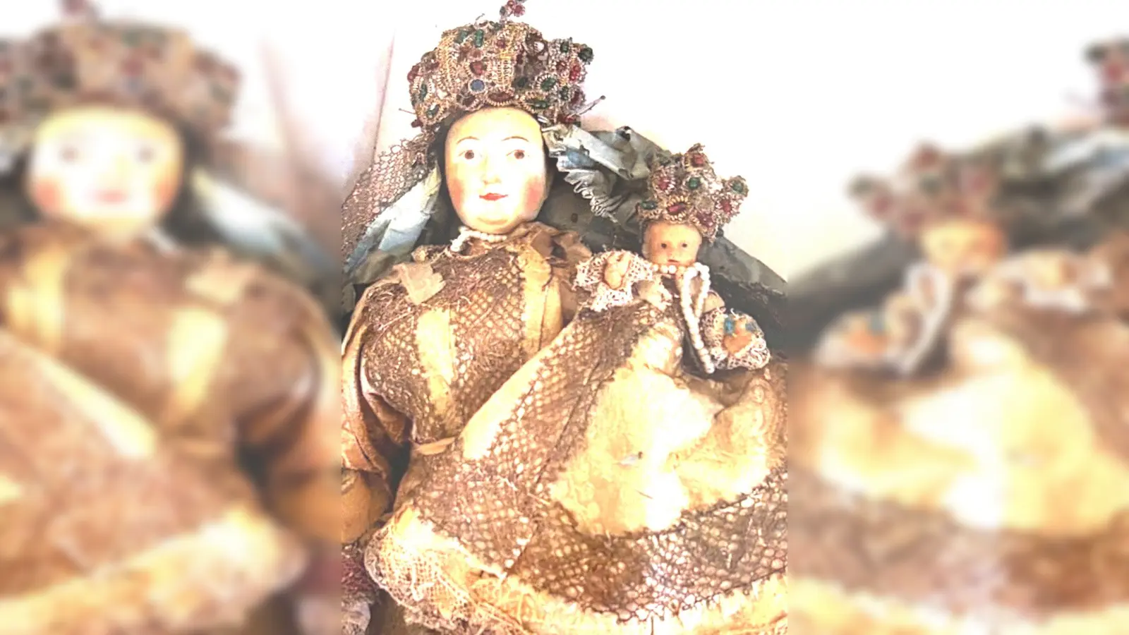 In der Anna-Kirche Mühlberg geht es bei einer musikalischen Kirchenführung um den Erhalt einer frühbarocken Madonna. (Bild: Rainer J. Christoph)