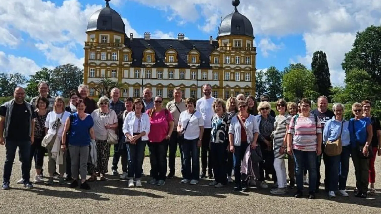 Ausflug der Chorgemeinschaft Ebnath-Pullenreuth ins Frankenland war für alle Teilnehmerinnen und Teilnehmer ein schönes Erlebnis. (Bild: Josef Söllner)