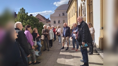 Auf dem Rathausbalkon (Bild: Josef Schmaußer)