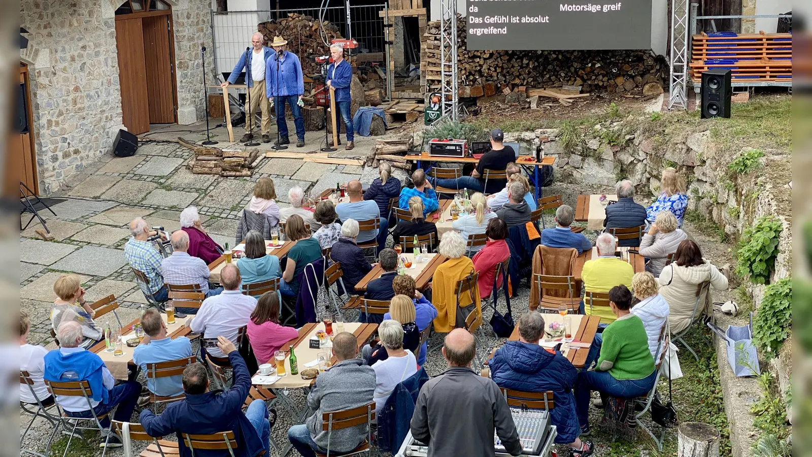 Das letzte Singspiel mit Alfred Mösenburger fand im September 2024 in der Molzmühle statt. (Bild: Ina Piehler)