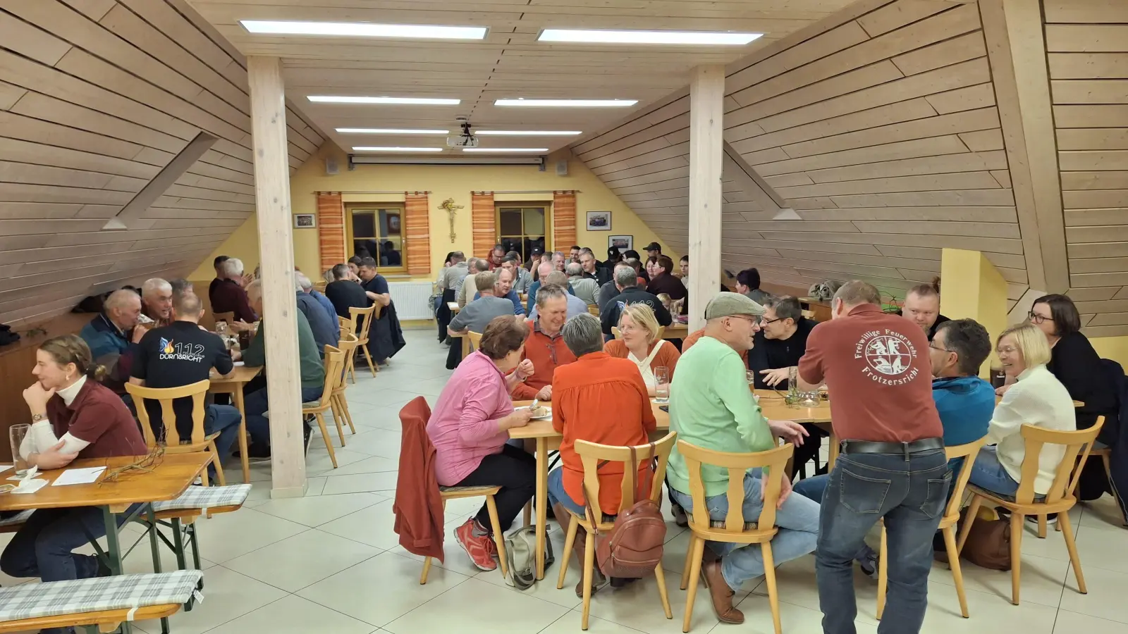 Schlachtschüsselessen der Feuerwehr Dürnsricht. (Bild: Martin Kindl)