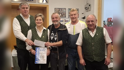 v.l. H. Haller, M. Gurdan, W. Scharl, J. Hantke, M. Krause.<br> (Bild: Herbert Scharl)