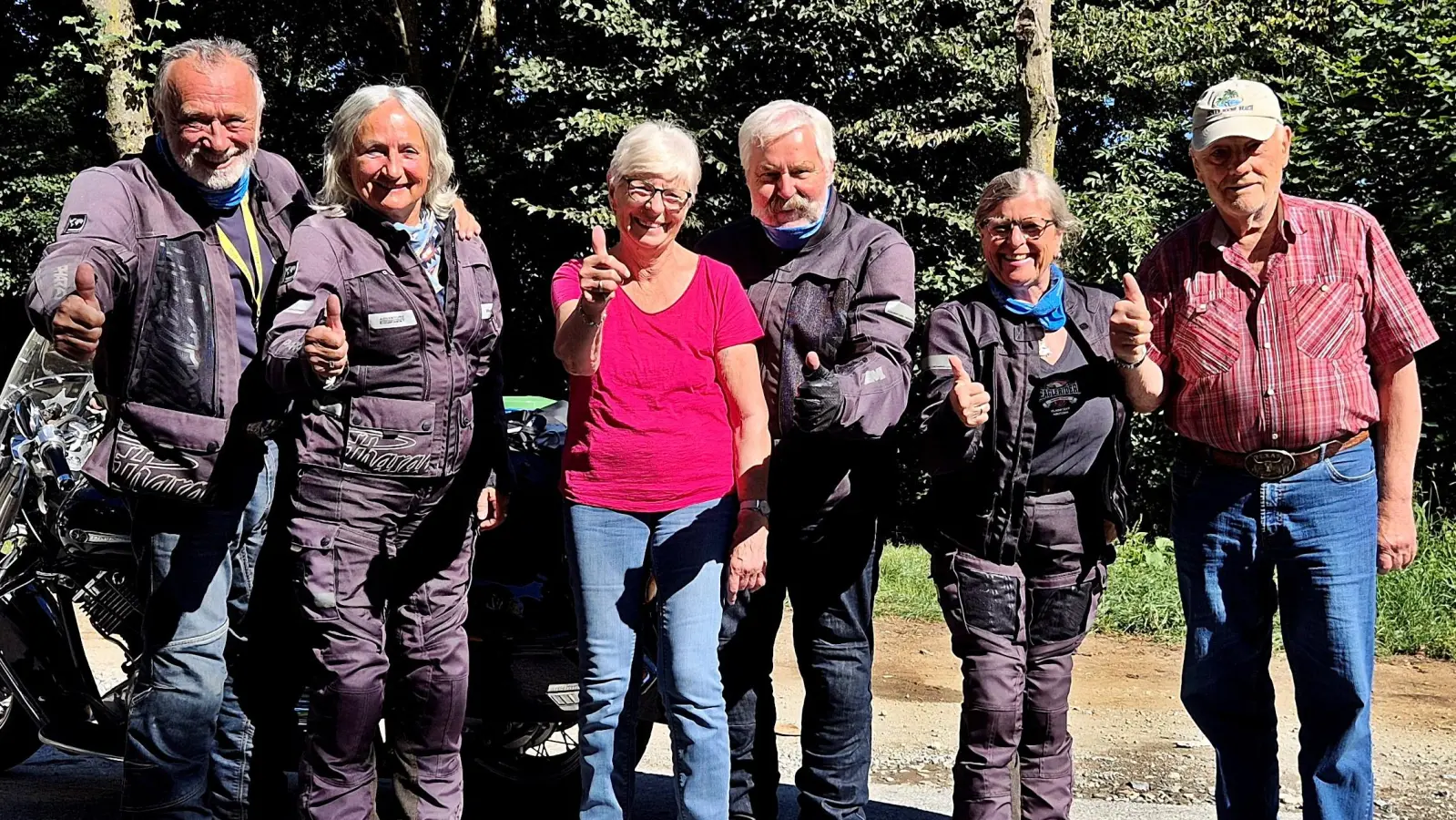 Die Motorradfreunde im Blue Knights Germany VII erlebten unvergessliche Tage an der Adriaküste.<br> (Bild: Georg Arnold)
