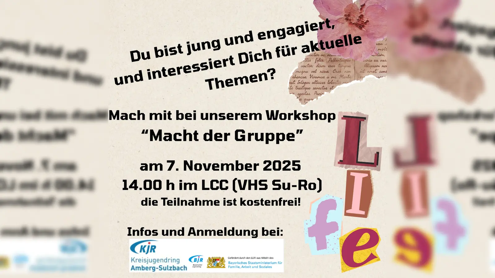 Workshop für Jugendliche ab 15 Jahren  (Bild: Christine Frankerl)