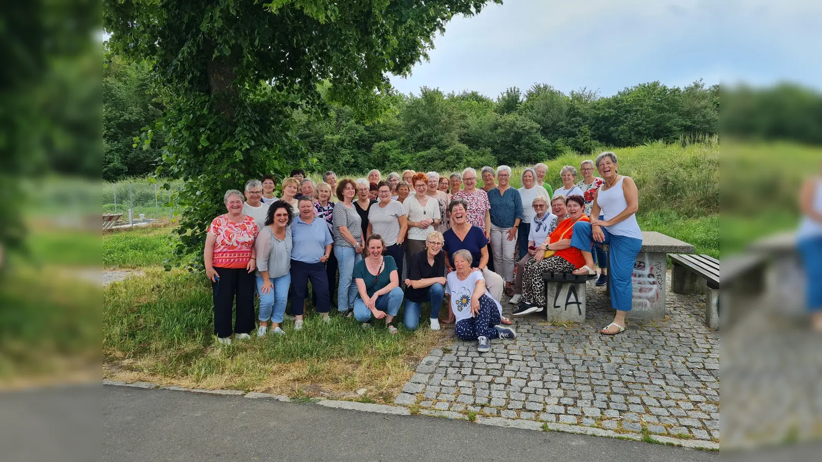 Reisegruppe des Frauenbundes Schwarzenfeld. (Bild: Silvia Vogel)
