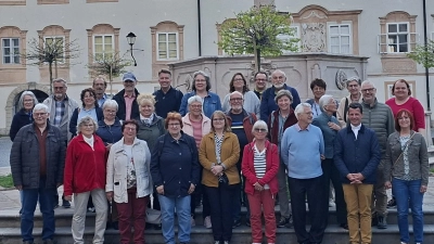 Die Wallfahrer der Pfarreiengemeinschaft Mantel-Neunkirchen in Salzburg. (Bild: Ramona Schricker)