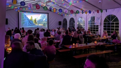 Stimmungsvolles Ambiente bei der Filmnacht (Bild: Kilian Graber)
