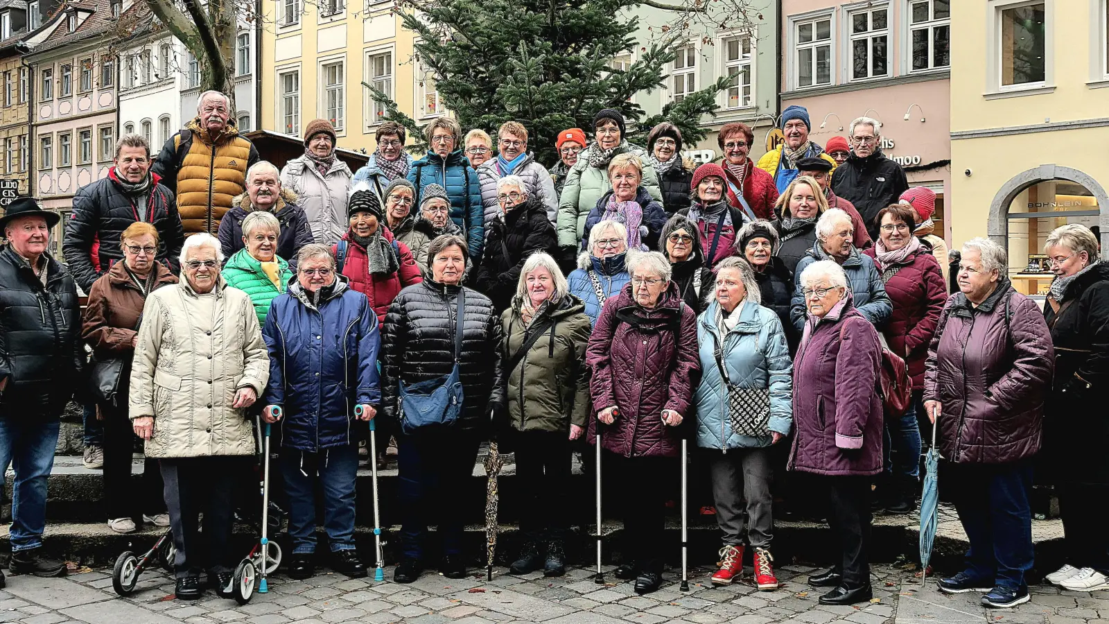 Die BVS Senioren fuhren beim Adventausflug nach Bamberg. (Bild:  Rudi Bauer)