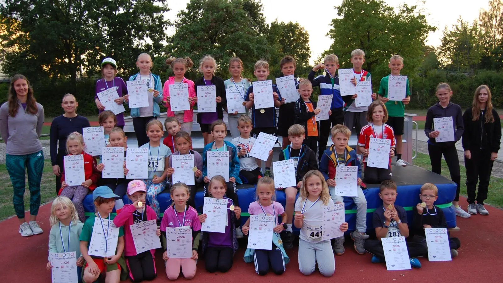 Ferienolympiade begeistert junge Athleten in Unterköblitz. (Bild: Josef Zeitler )