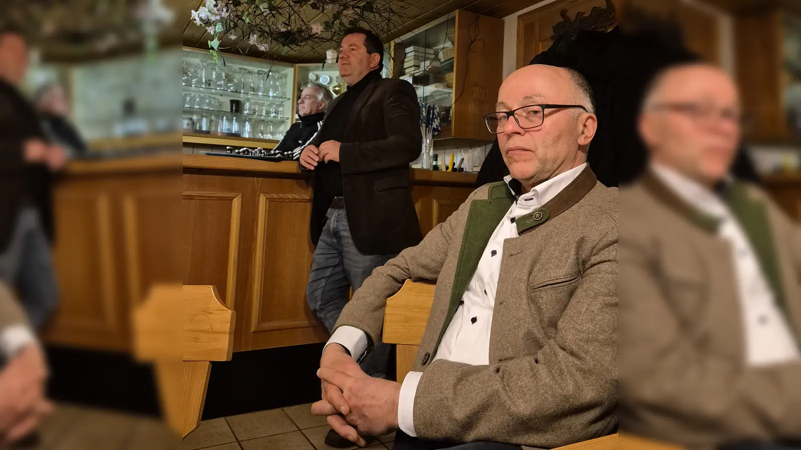 Die Bürgermeister Dr. Alexander Goller und Albert Nickl. (Bild: Rebecca König)