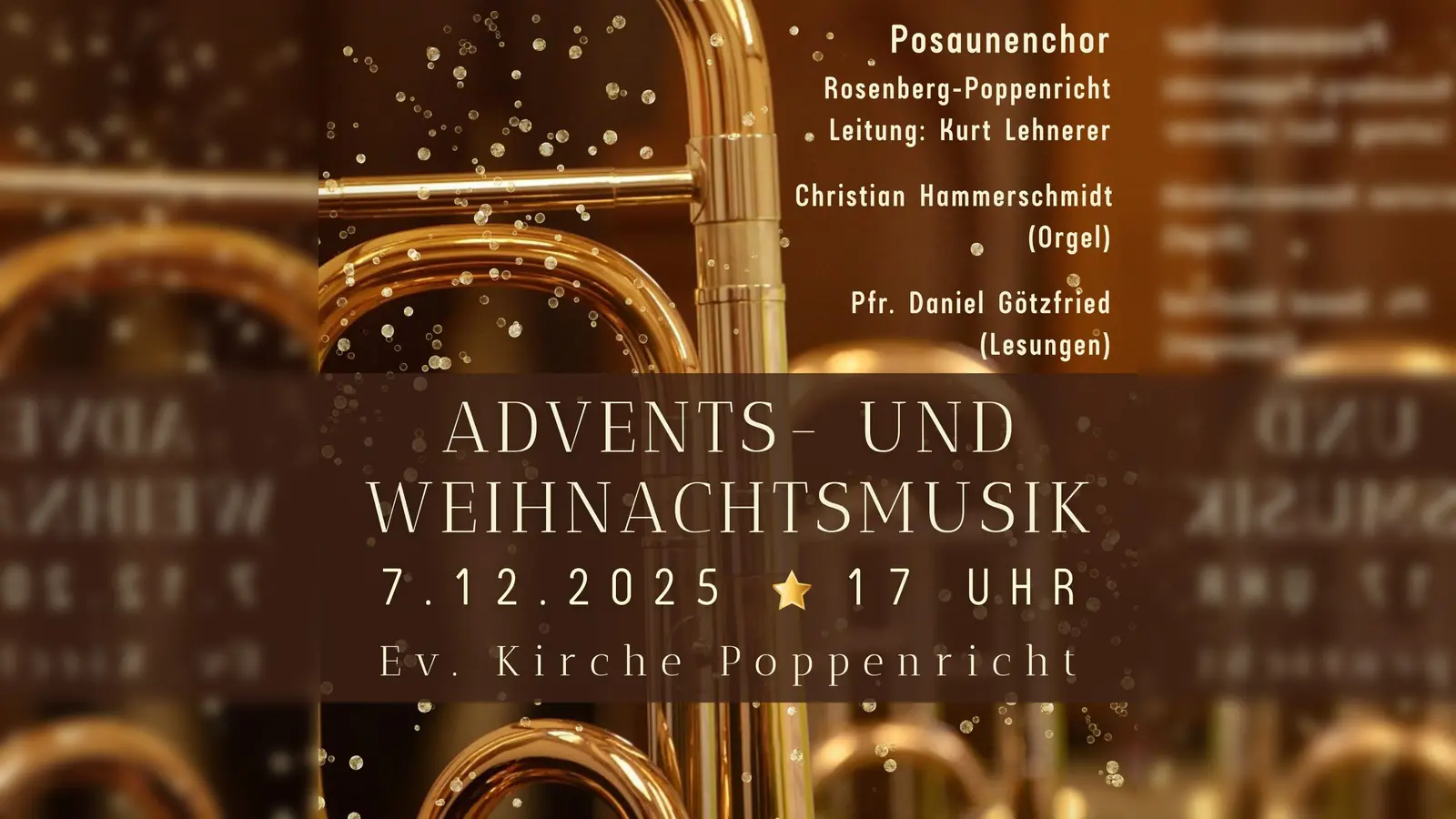 2025.12.07 Einladungsflyer Adventskonzert (Grafik: Ramona Scharl)