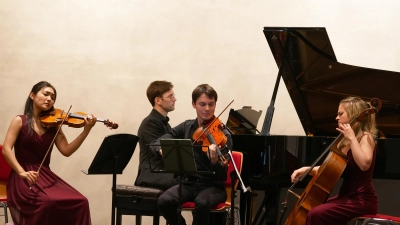 Das Confringo-Klavierquartett spielte selten gehörte Meisterwerke der Spätromantik. (Bild: Achim Groth)