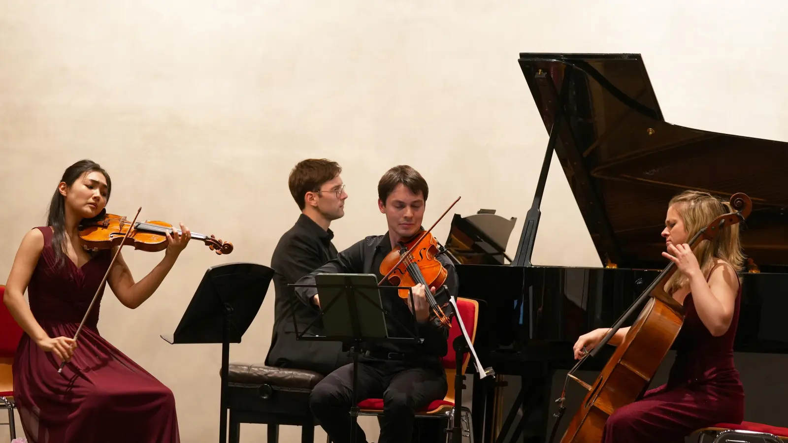 Das Confringo-Klavierquartett spielte selten gehörte Meisterwerke der Spätromantik. (Bild: Achim Groth)