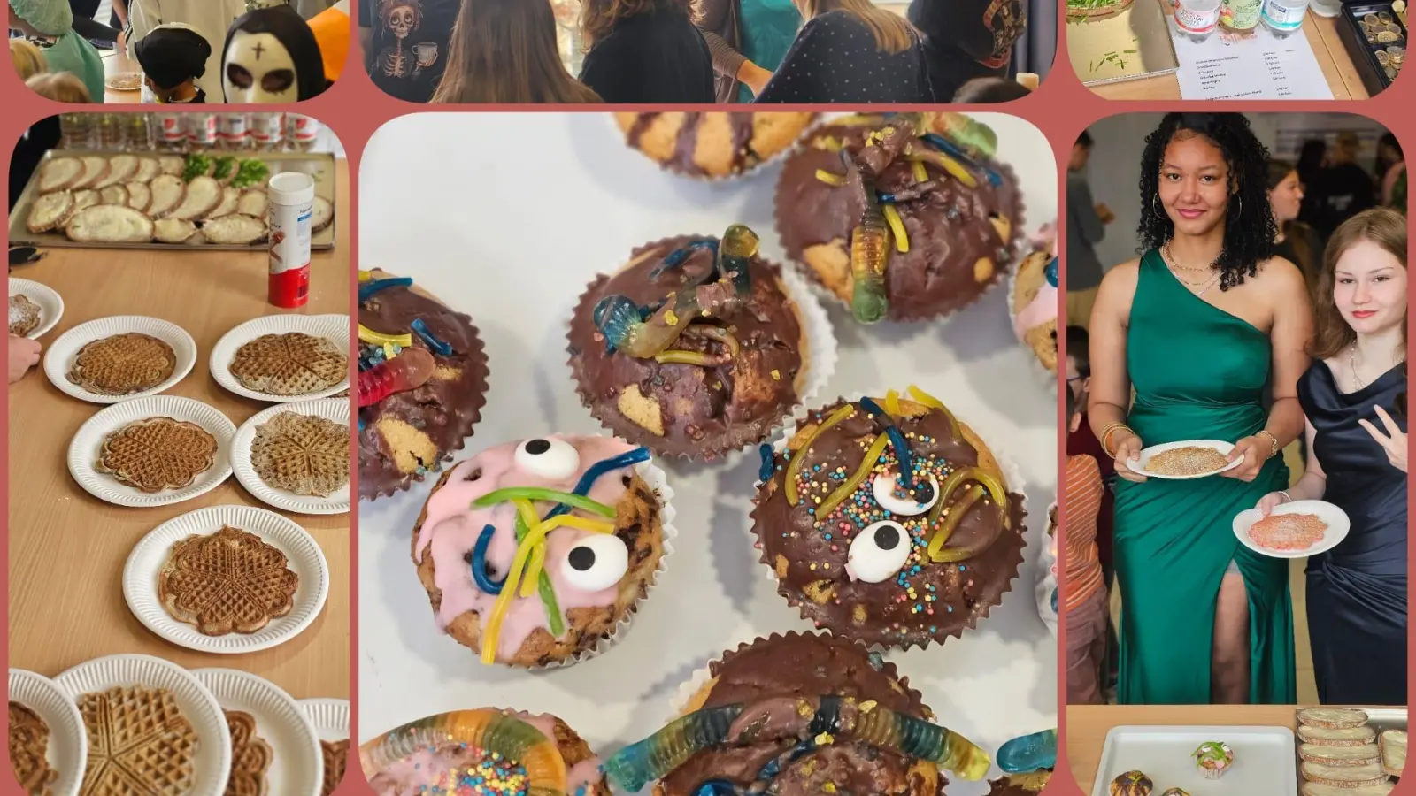 Bezaubernde Halloweenstimmung mit vielen Leckereien (Bild: Nicole Gleißner)