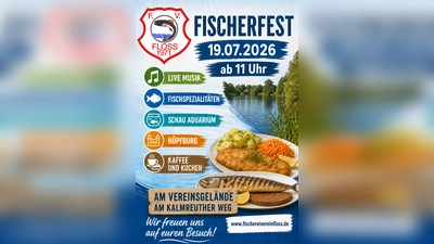 Flyer zum Fischerfest des Fischereivereins. (Bild: Daniel Görl)