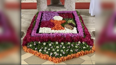 Blumenteppich in Schönsee. (Bild: Christian Glaser)