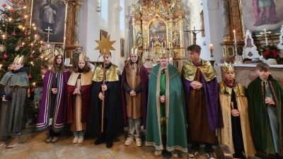 Böhmischbrucker Sternsingerschar 2025 (Bild: Gabriele Buchbinder)