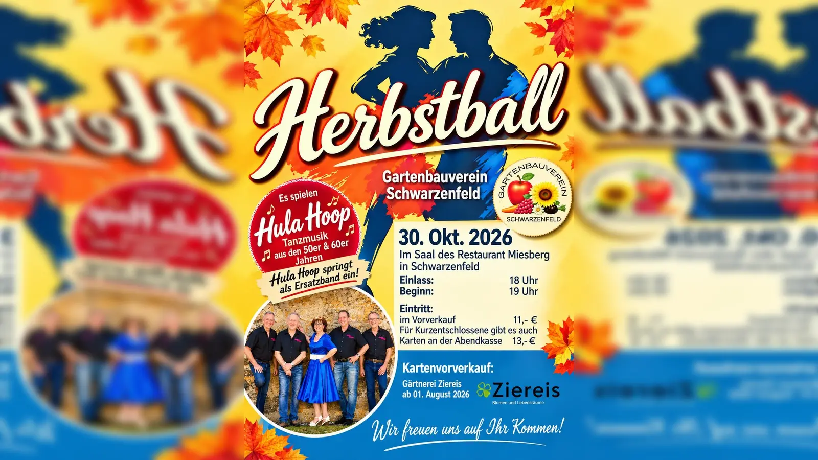 Poster Herbstball OGV Schwarzenfeld (Bild: Petra Domes)