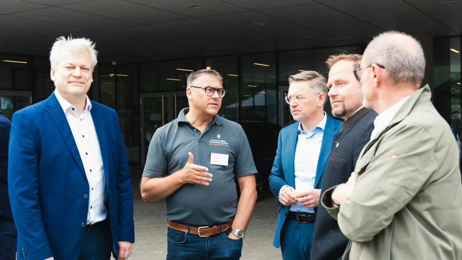 Mehrere Kooperationspartner brachten den Schülerinnen und Schülern in und am Stiftland-Gymnasium den Themenbereich Geodäsie näher. (Bild: David Rieß)