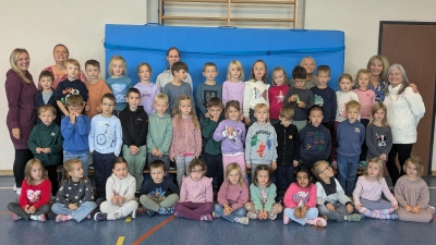 Die Vorschulkinder des Kindergartens St. Josef freuten sich über den Besuch ihrer Freunde aus dem tschechischen Partnerkindergarten Hostau und verbrachten gemeinsam einen fröhlichen Vormittag. (Bild: Karolína Němcová)