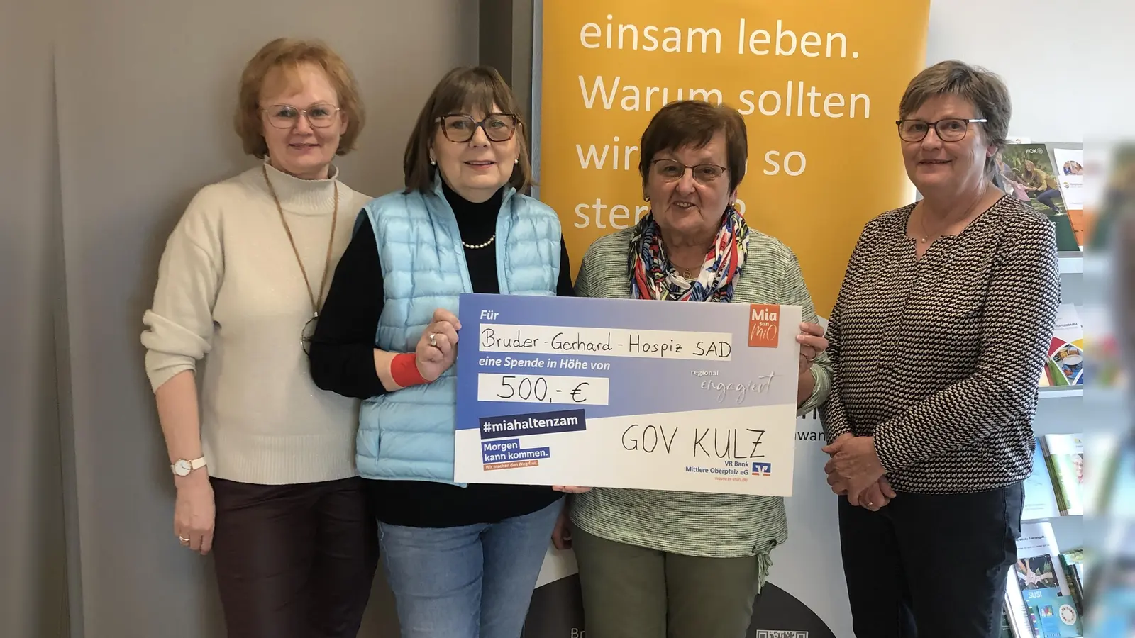 Kagerer Monika, Pöhler Gisela, Krämer Erika, Süß Heidi (von links). (Bild: Claudia Burger)