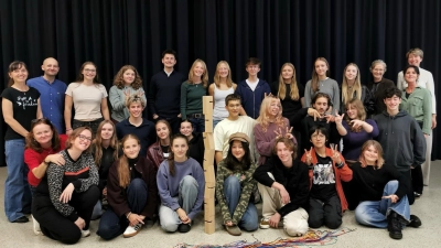 Tschechische und deutsche Schüler des Erasmus-Gymnasiums wurden im EduCamp gemeinsam kreativ. (Bild: Katrin Schön)